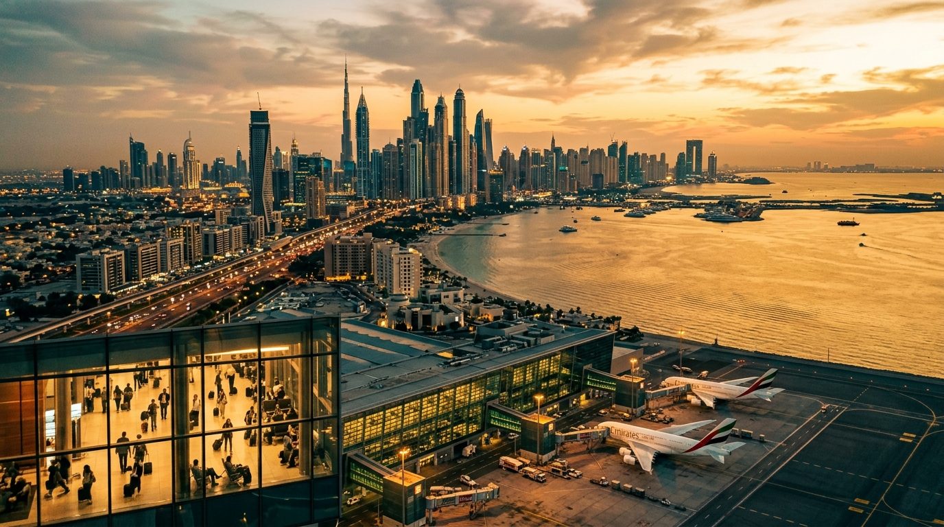 Gulf travel roaming guide background